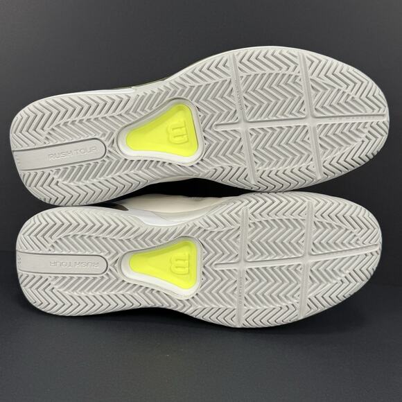 Wilson SAMPLE Rush Tour 5 Clay Men’s 10 Tennis Shoes White/Blue New No Box Rare main image 4